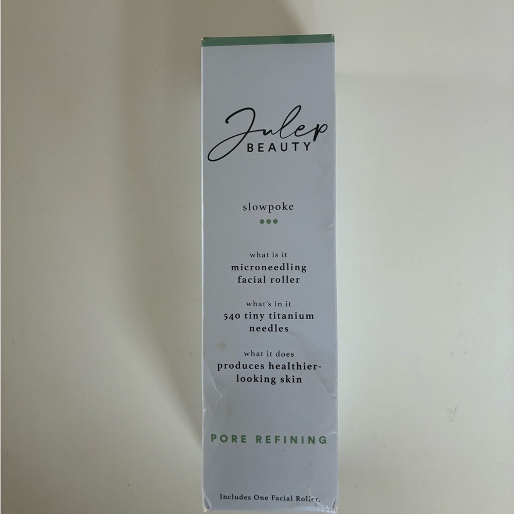 Julep Beauty Microneedling “Slow Poke” Facial Roller - White